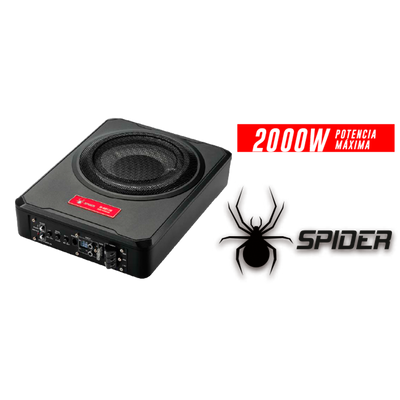 SUBWOOFER AMPLIFICADO SLIM SPIDER 2000 WATTS