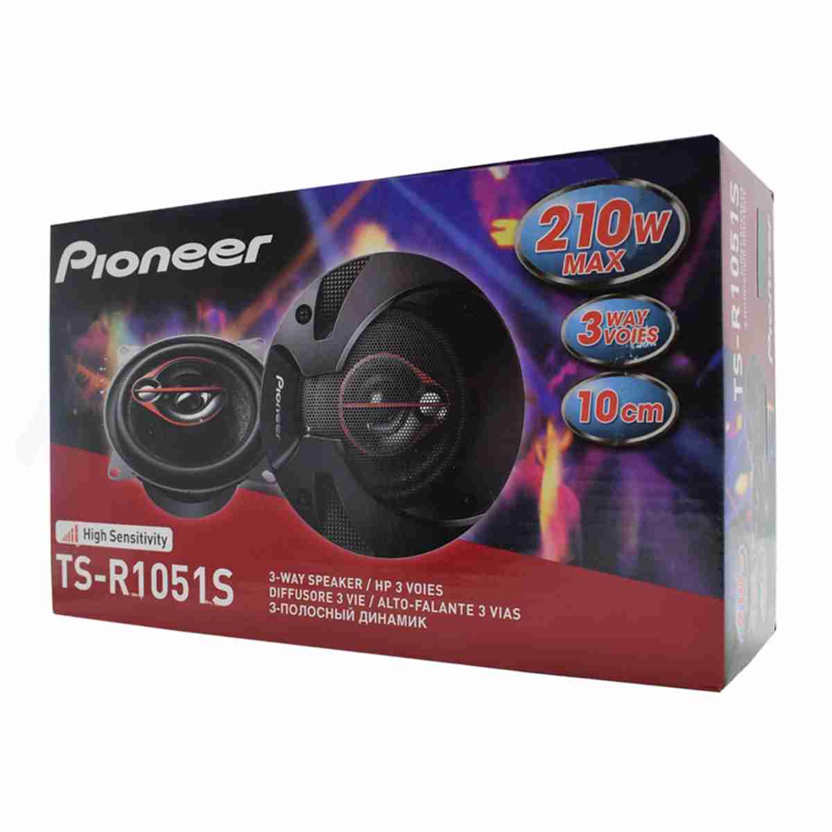PAR DE BOCINAS PIONEER 210 WATTS 4 PULGADAS TS-R1051S