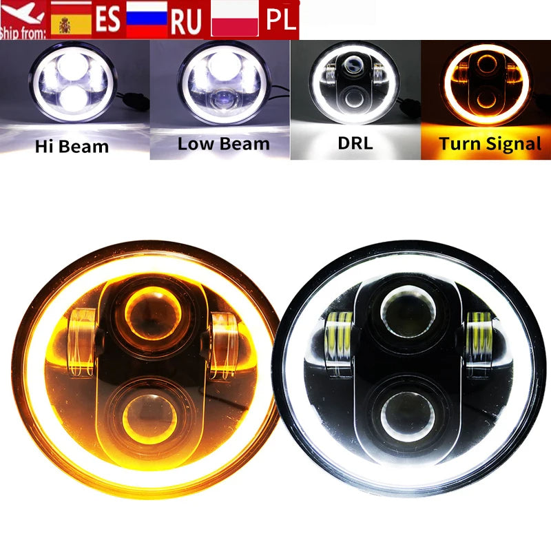 SILVINES LED 5 PULGADAS REDONDOS