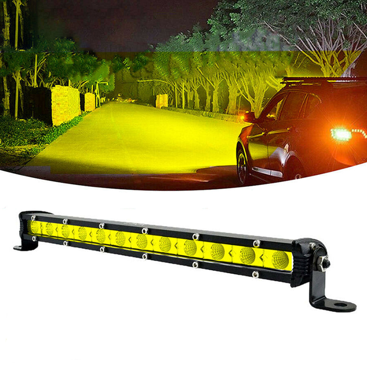 BARRA LED SLIM 36 WATTS 14 PULGADAS