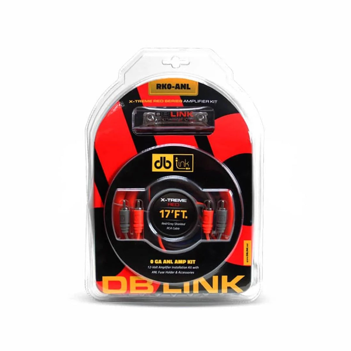 Kit De Instalación Calibre 0 DB Link RK0-ANL 5.18 Metros Para Amplificador DB Drive