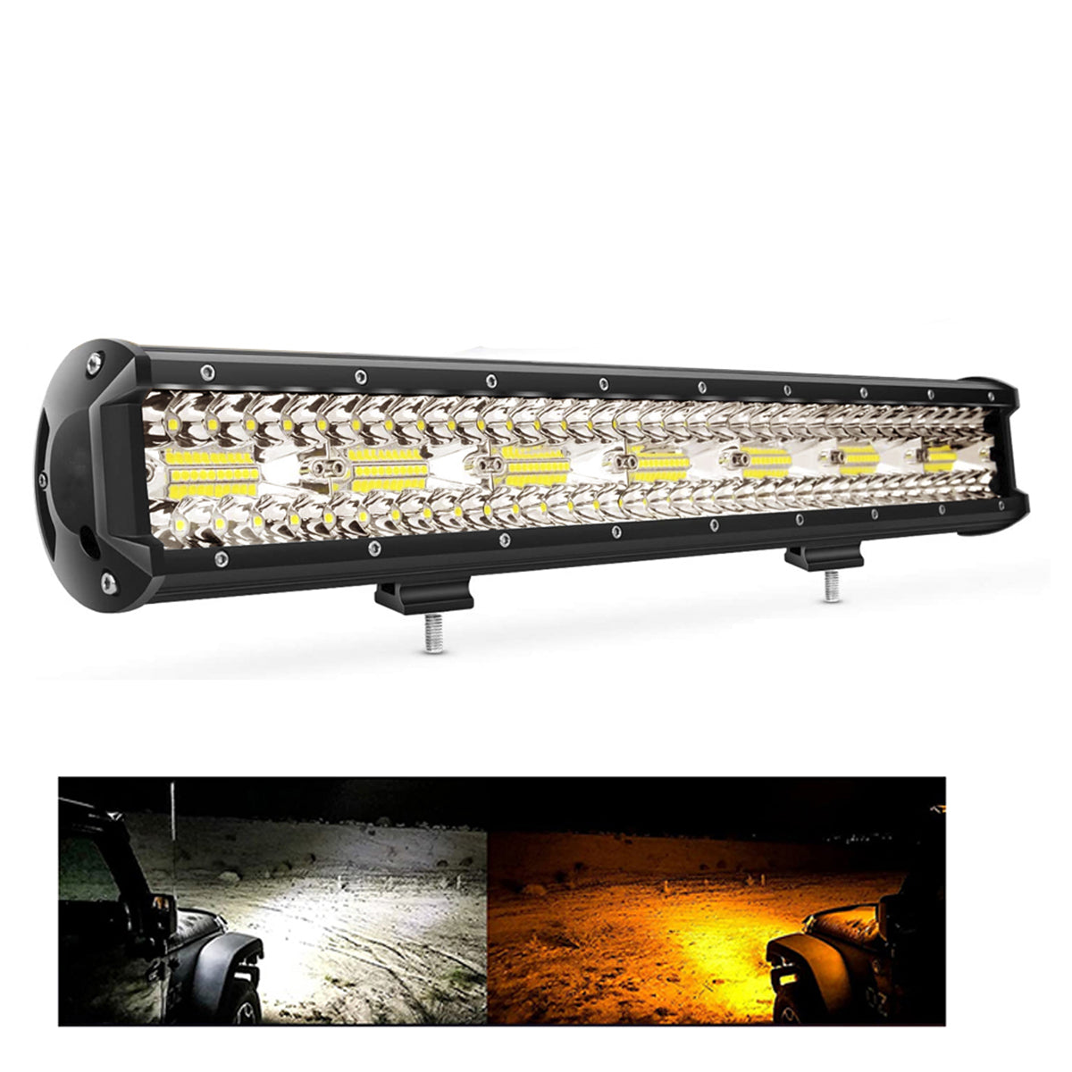 BARRA LED 360 WATTS 18 PULGADAS DUAL COLOR