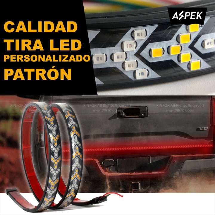 Tira led trasera 1.20 metros