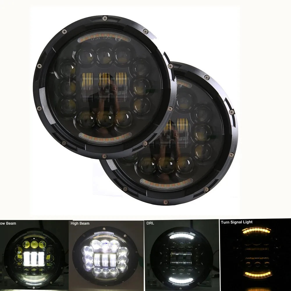 SILVINES LED 7 PULGADAS REDONDOS