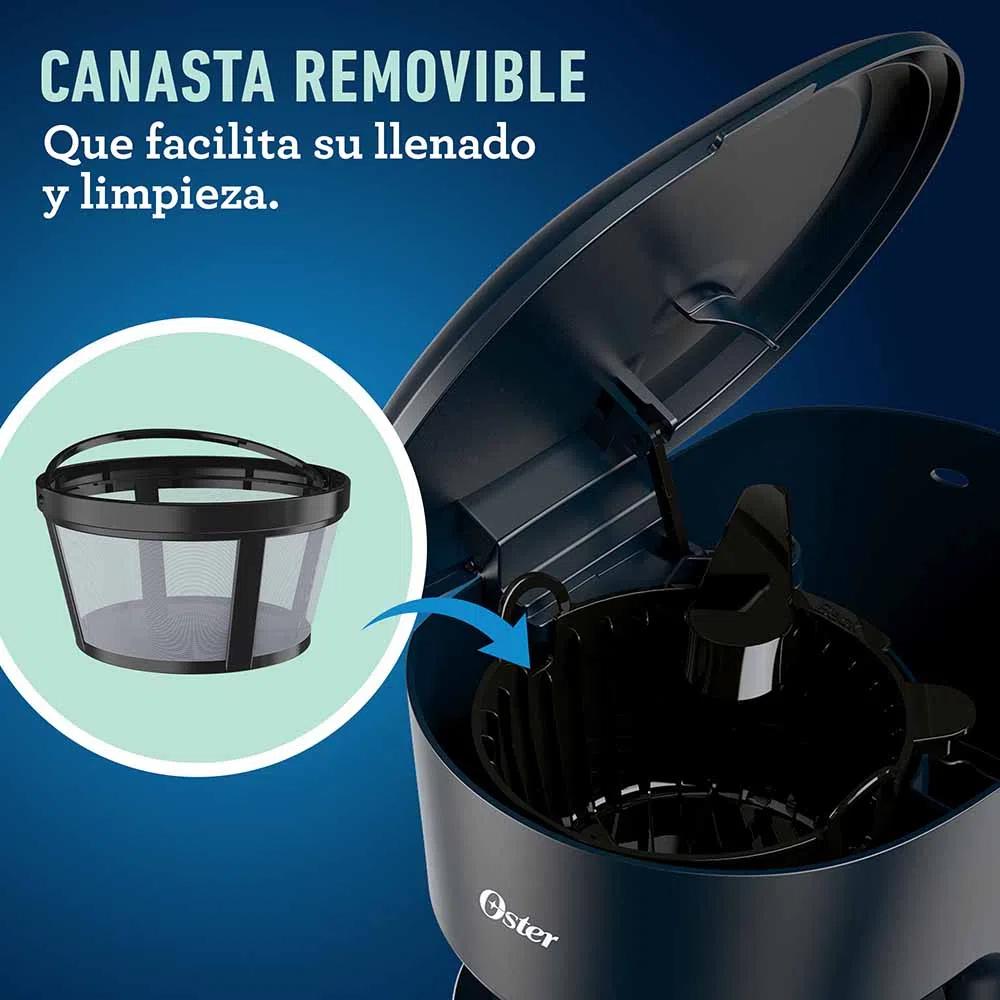 Cafetera De 12 Tazas Con Filtro Permanente Color Negro, Oster