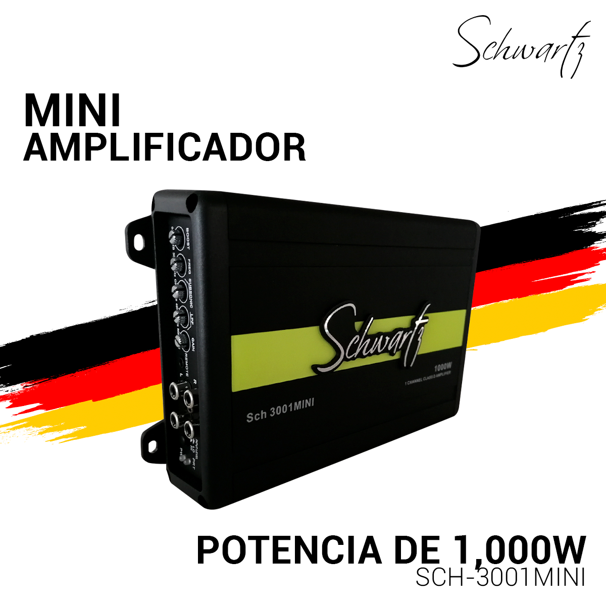 Amplificador Schwartz Mini 1000W Monoblock
