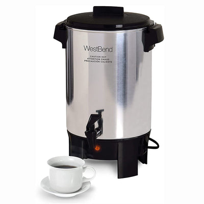 CAFETERA PERCOLADORA DE 55 TAZAS ALUMINIO WESTBEND