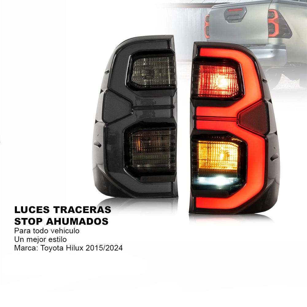 LUCES TRASERAS STOP PARA HILUX AHUMADOS Y ROJOS