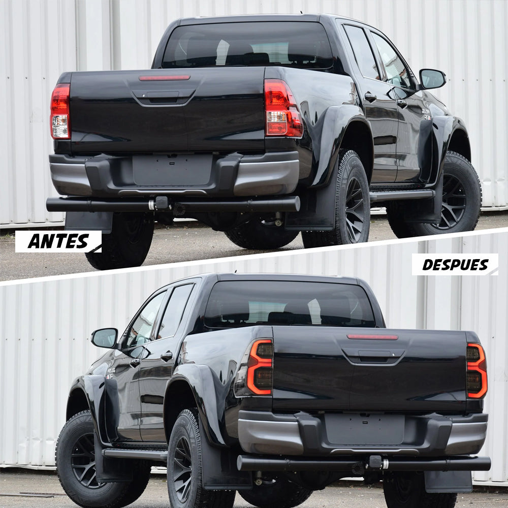 LUCES TRASERAS STOP PARA HILUX AHUMADOS Y ROJOS