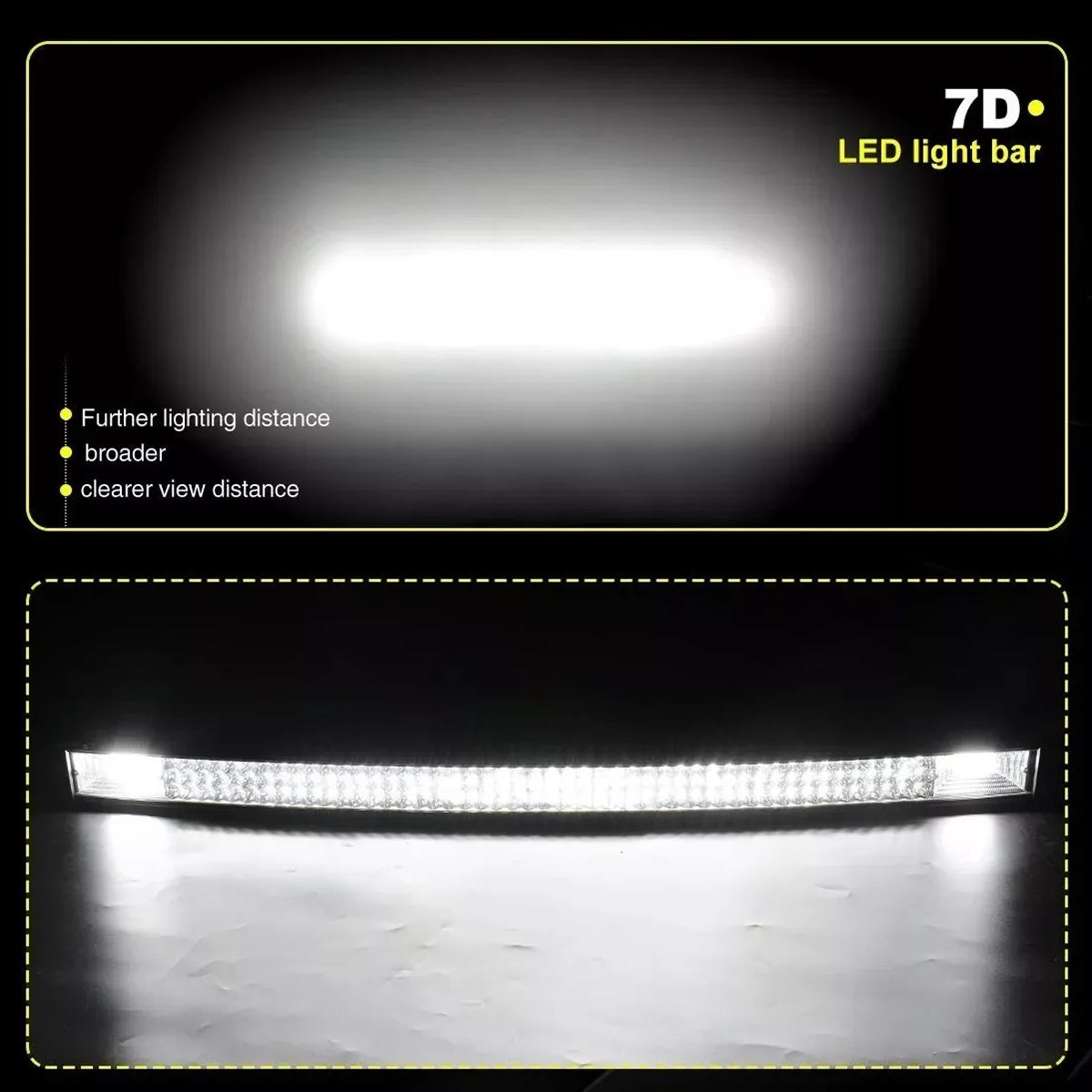 BARRA LED BLANCA CURVA 405 WATTS 32 PULGADAS