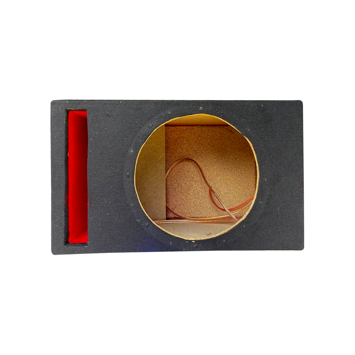 CAJON RECTANGULAR PARA SUBWOOFER DE 12''