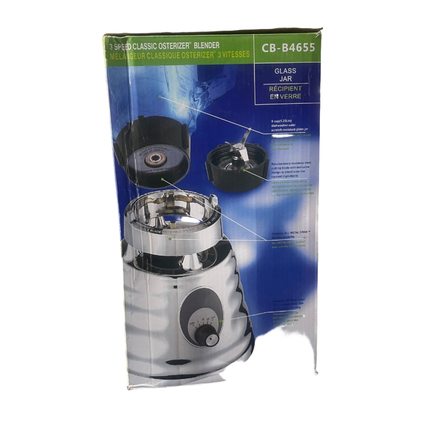 Licuadora Cromada Sencilla CB-B4655