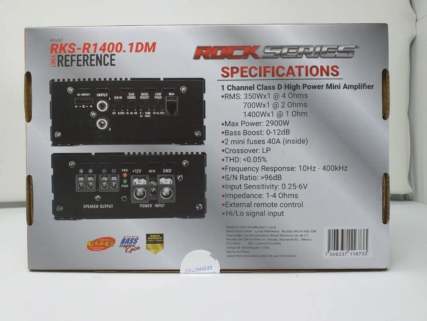 AMPLIFICADOR ROCKSERIES 2900 WATTS MONOBLOCK