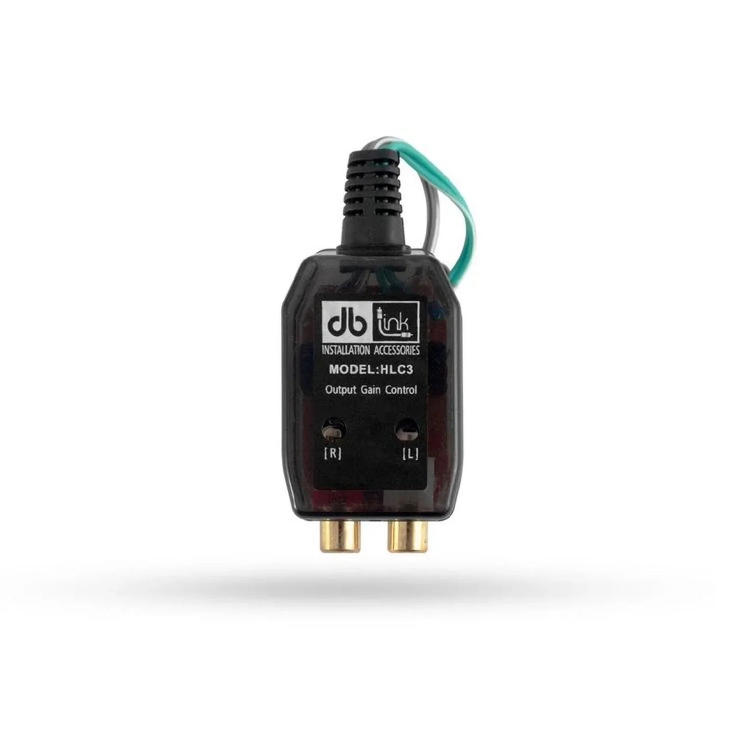 Convertidor Hi-Low DB Linkl HLC3 2 Canales Nivel De Salida Ajustable Entradas RCA