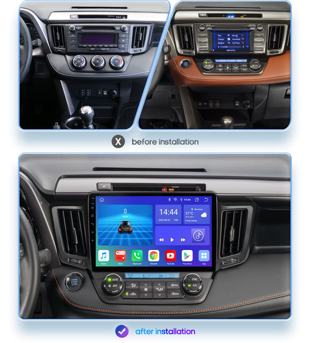 Dash Kit de 10 Pulgadas Toyota RAV 2013 al 2018