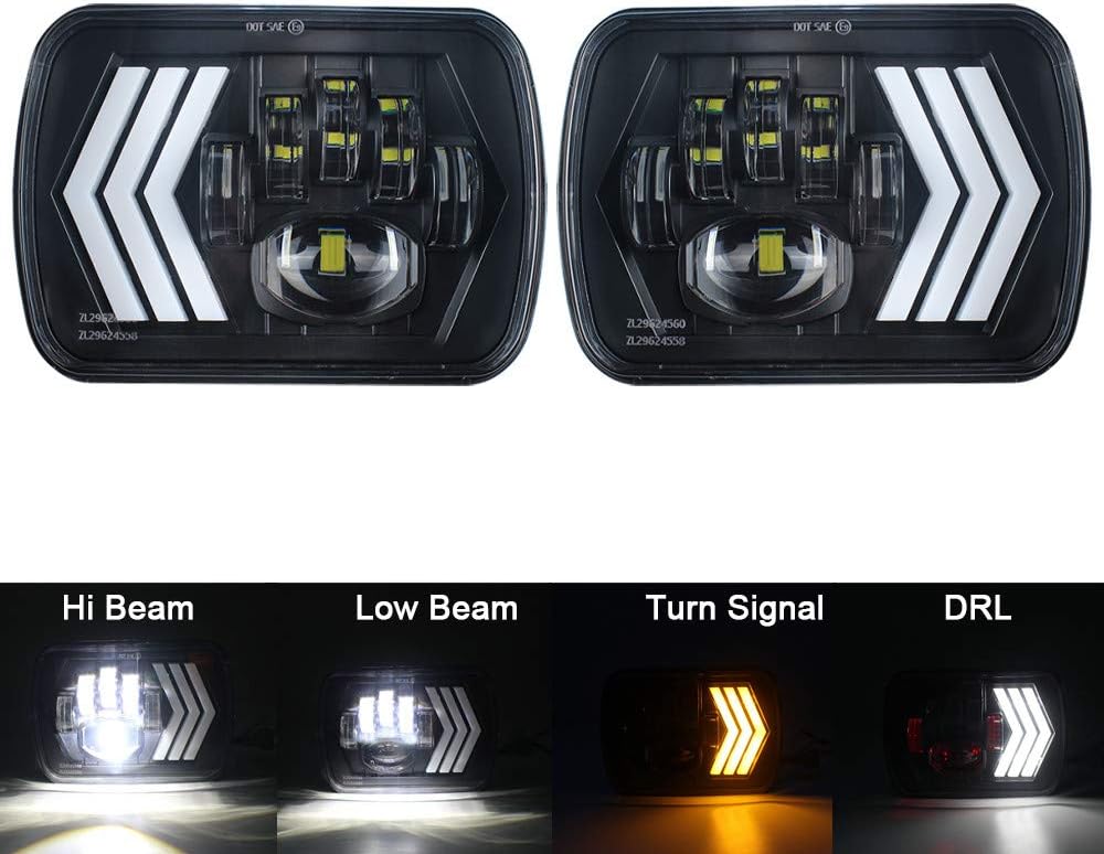 SILVINES LED 7X5 PULGADAS PARA PICKUP 22R