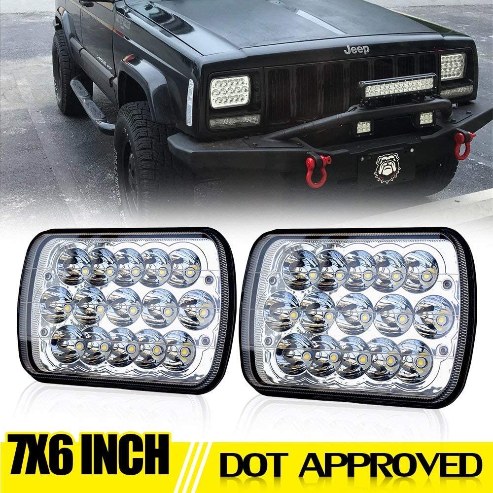 SILVINES LED BLANCOS 7X5 PULGADAS PARA PICK UP Y 22R