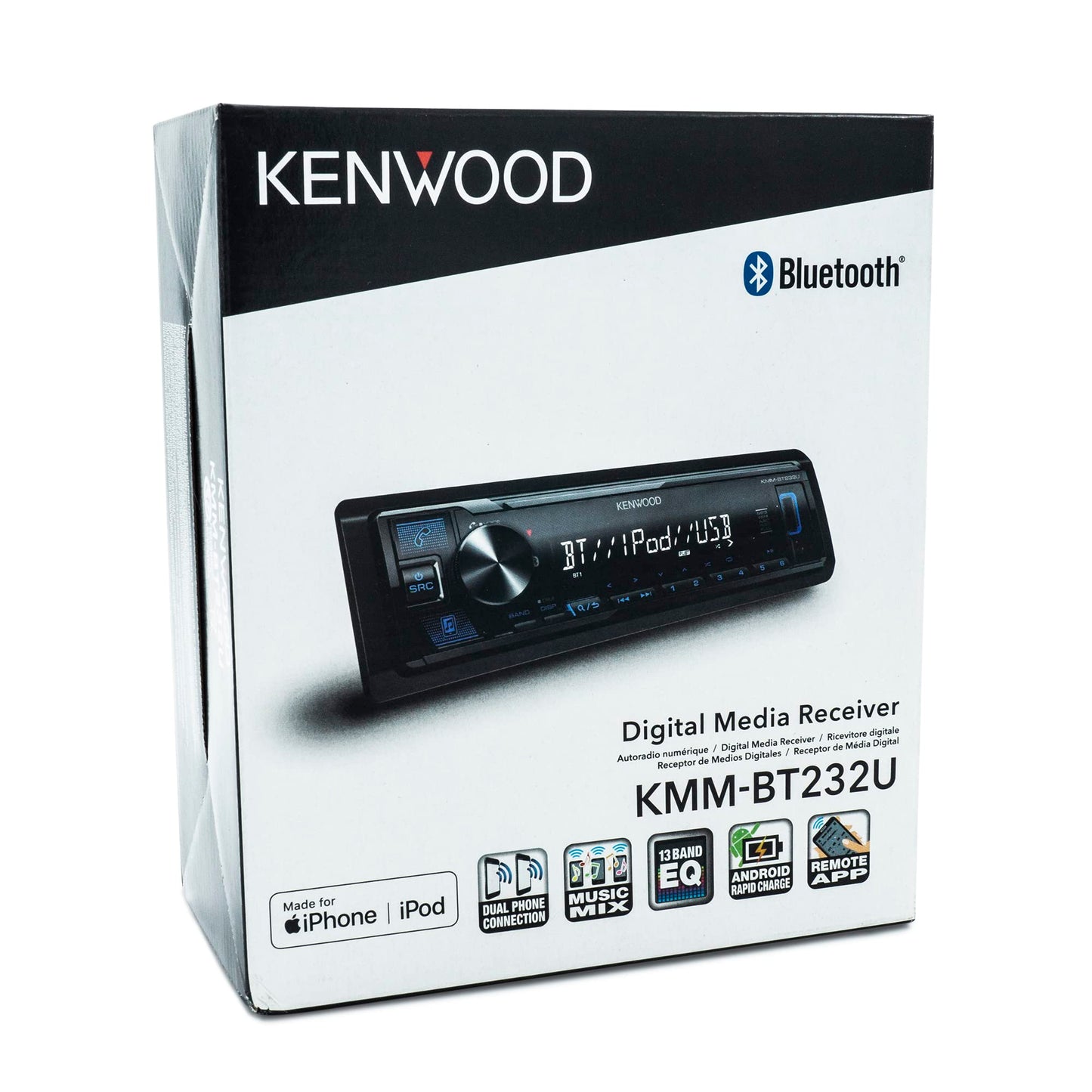 Radio Receptor de medios digitales con Bluetooth | KMM-BT232U – KENWOOD