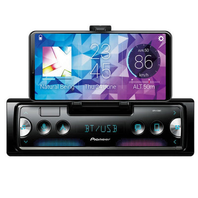 RADIO PIONEER CON SUJETADOR DE TELEFONO Y BLUETOOTH / SPH-C10BT