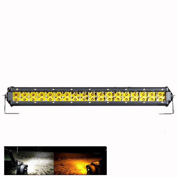 Barra recta 350 watts Delgada Doble color de 48 leds de 20 pulgadas