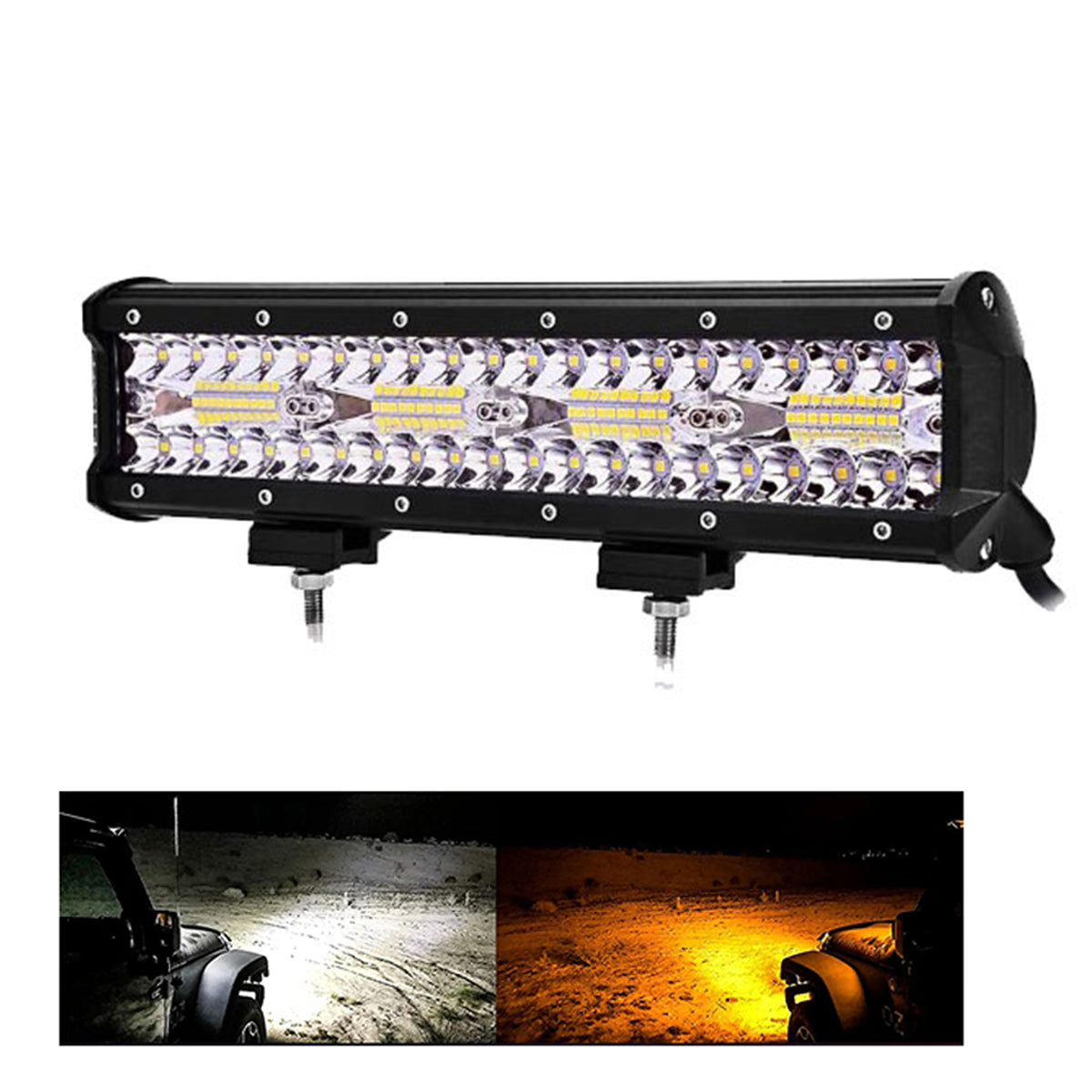 BARRA LED 200 WATTS 12 PULGADAS DUAL COLOR