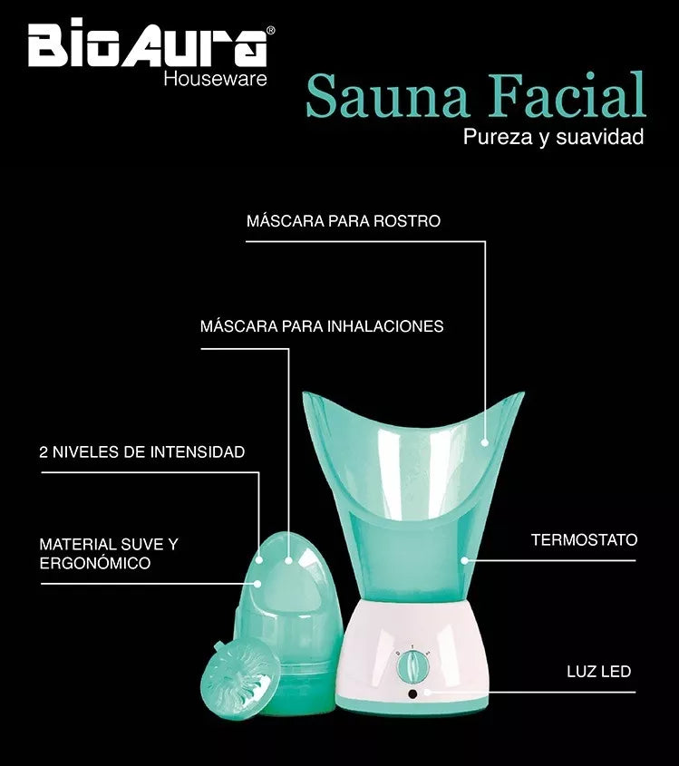 Vaporizador Limpieza Facial Sauna Spa Abre Poro Faciales
