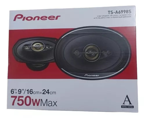 PAR DE BOCINAS 6X9 PIONEER DE 750 WATTS / TS-A6998S
