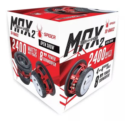 SUBWOOFER SPIDER 2400 WATTS 8 PULGADAS / SR-8MAX2