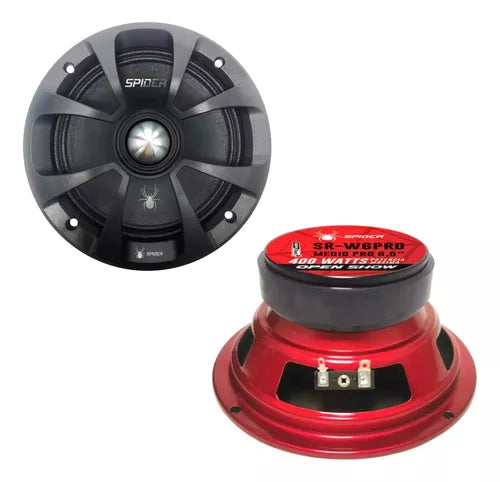 MEDIOS SPIDER DE 8 PULGADAS 600 WATTS / SR-W8PRO