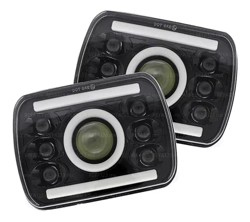 SILVINES LED ESTILO LUPA 7X5 PULGADAS PARA PICK UP Y 22R