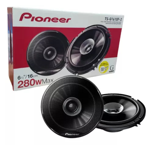 PAR DE BOCINAS PIONEER 280 WATTS 6 PULGADAS TS-G1610F-2