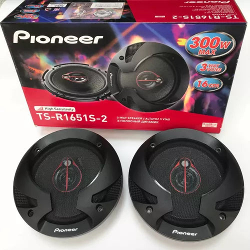 PAR DE BOCINAS PIONEER 300 WATTS 6 PULGADAS / TS-R1651S-2