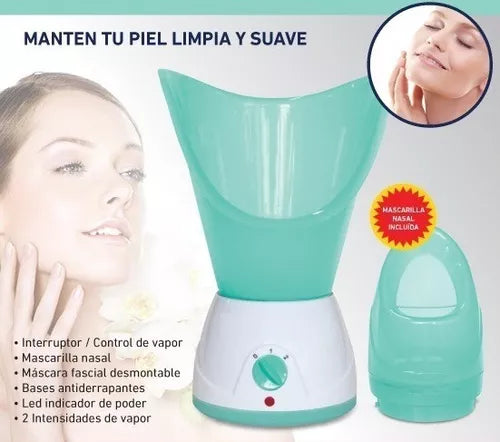 Vaporizador Limpieza Facial Sauna Spa Abre Poro Faciales