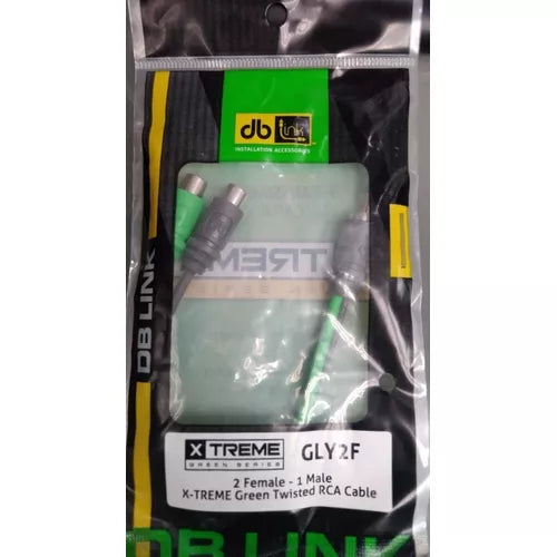 Cable RCA DB LINK 2 hembras y 1 macho
