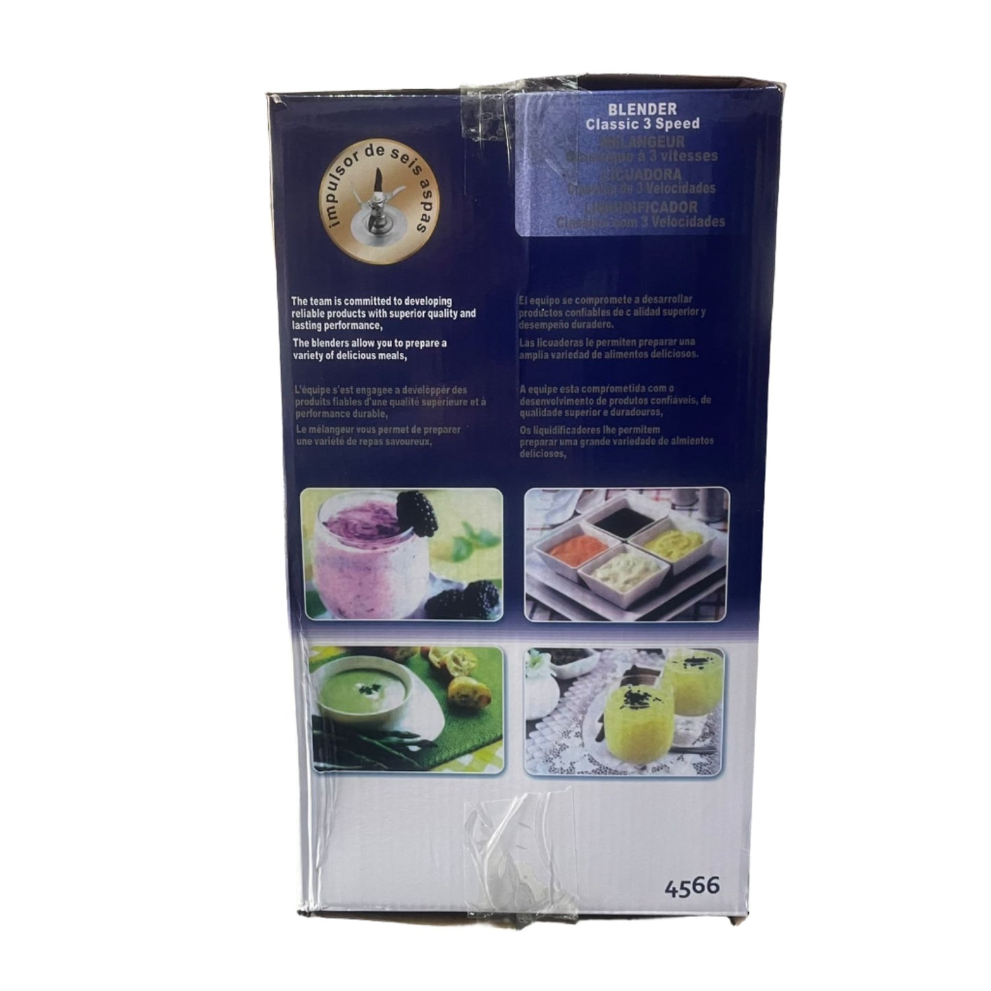 Licuadora Oster Cromada Sencilla 4566s