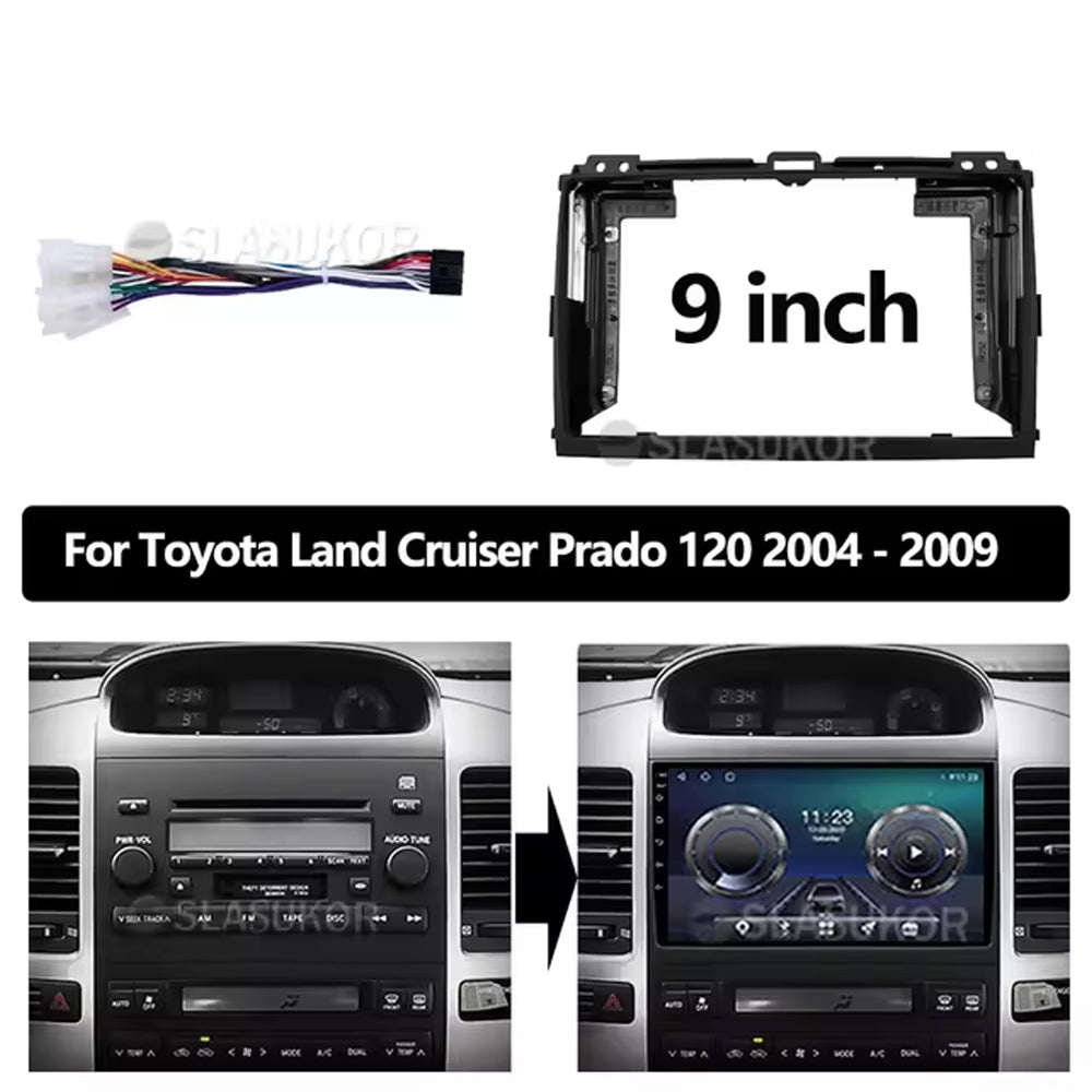 Dash Kit de 9 Pulgadas TOYOTA PRADO 2004 al 2009