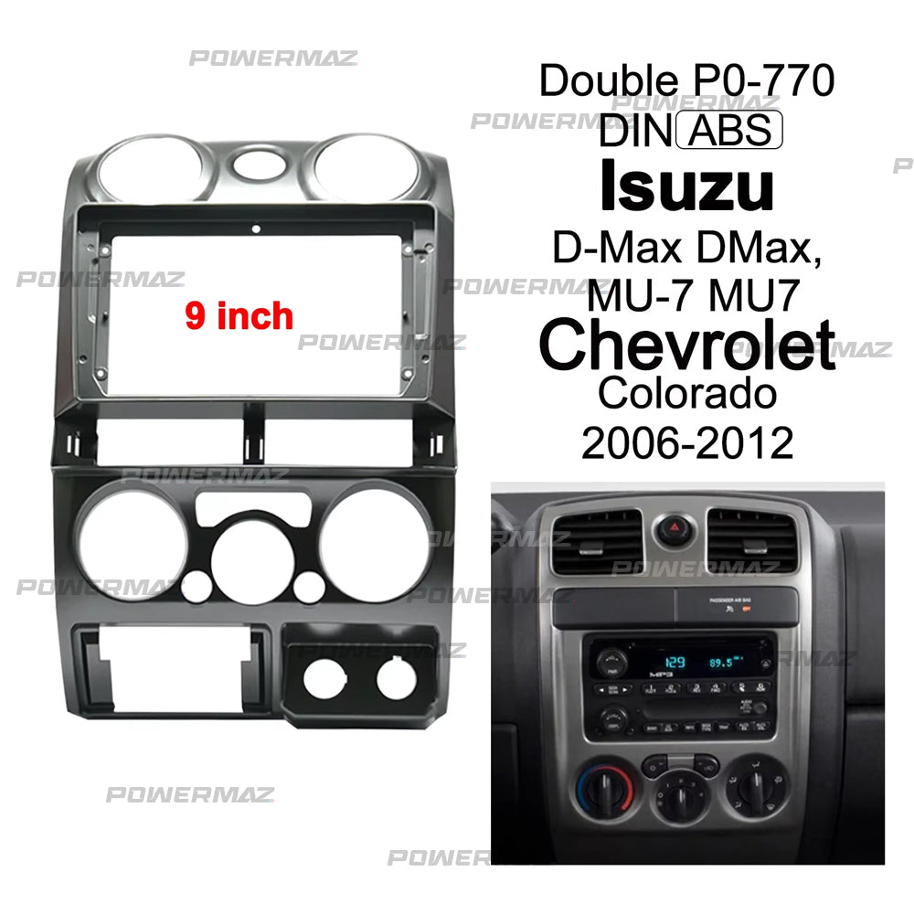 Dash Kit de 9 Pulgadas ISUZU D-MAX/ MU-7/ CHEVROLET COLORADO 2006-2012