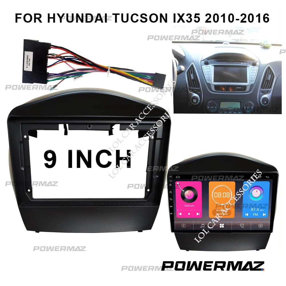 Dash Kit de 9 Pulgadas HYUNDAI TUCSON IX35 2011 al 2017