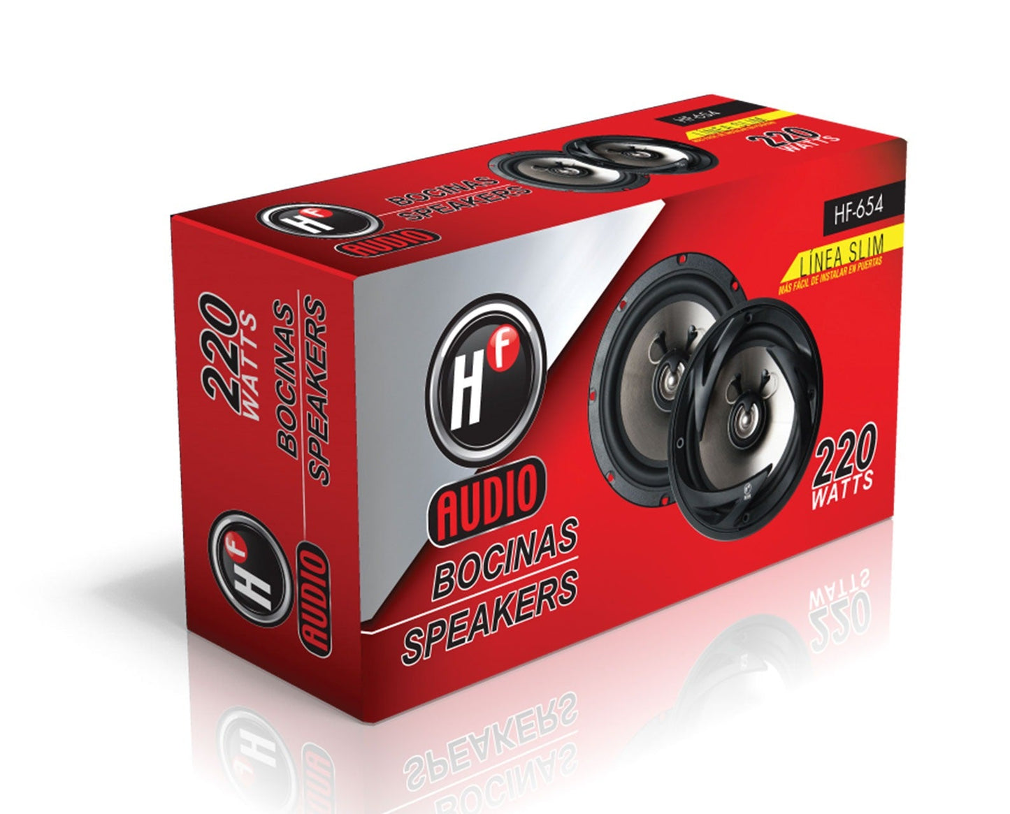 BOCINAS HF AUDIO 220 WATTS 6 PULGADAS