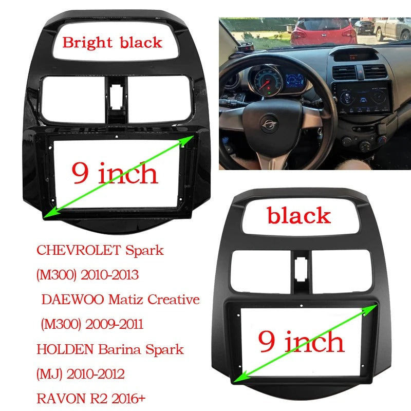 Dash Kit de 9 Pulgadas CHEVROLET SPARK/ BEAT / DAEWOO MATIZ 2011 al 2014