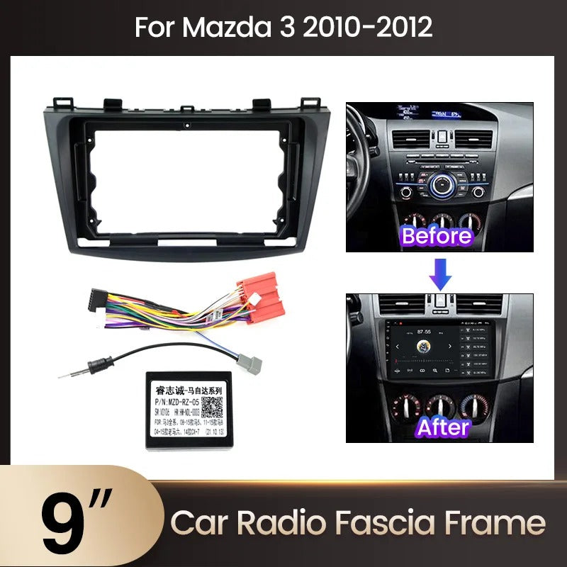 Dash Kit de 9 Pulgadas MAZDA 3 2010 al 2013