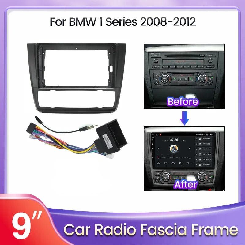 Dash Kit de 9 Pulgadas BMW SERIE 1 AUTOMATICO E88 E82 E81 E87 2004 al 2012