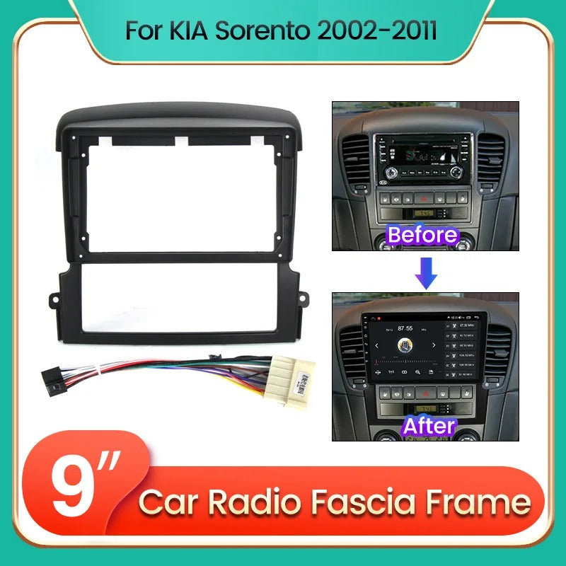 Dash Kit de 9 Pulgadas KIA SORENTO 2002 al 2011