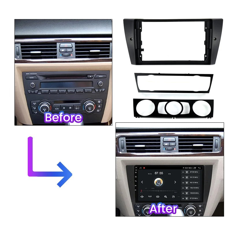 Dash Kit de 9 Pulgadas BMW E90 2005 al 2012