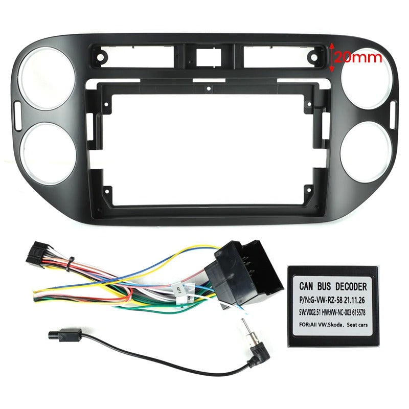 Dash Kit de 9 Pulgadas VOLKSWAGEN TIGUAN 2010 al 2015