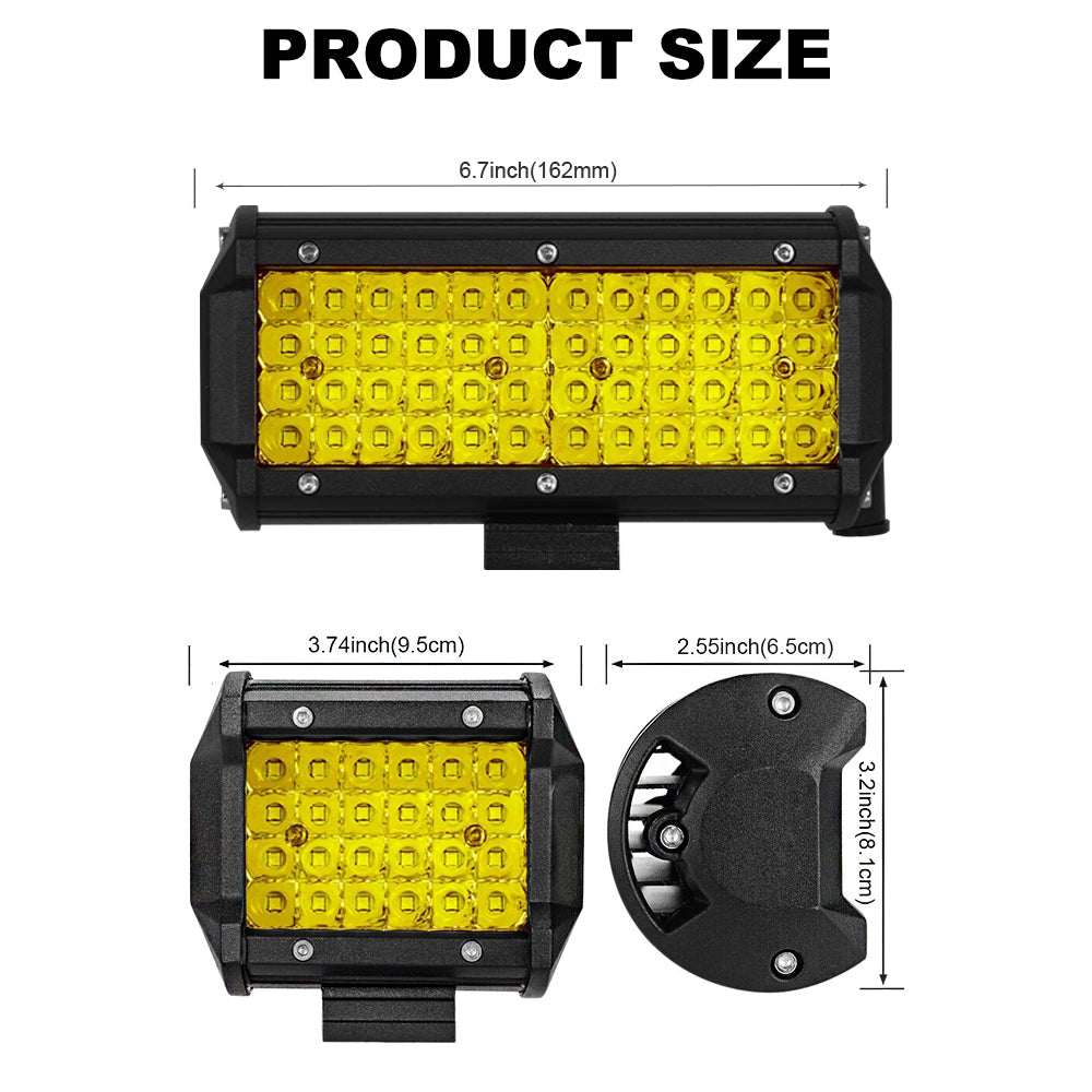 BARRAS LED 100 WATTS 7 PULGADAS