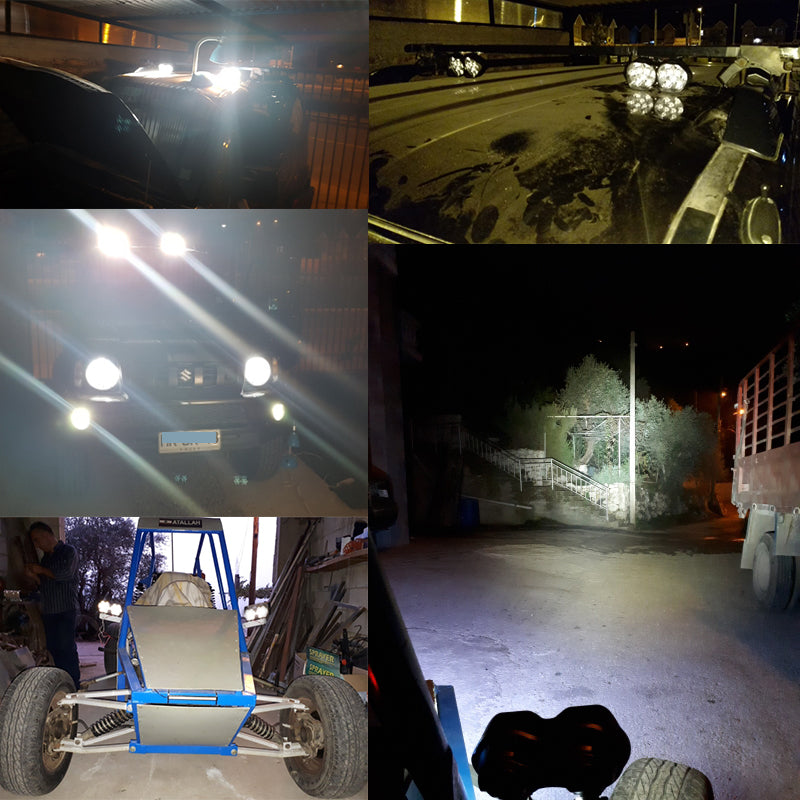 2 NEBLINERAS LED 48 WATTS 6¨