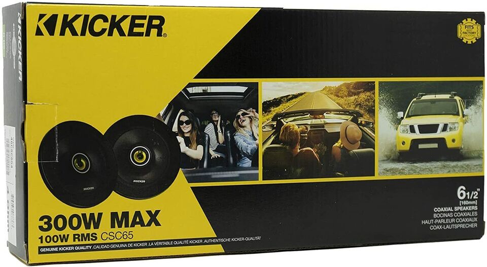 Bocina Kicker 6.5 pulgadas 300 watts