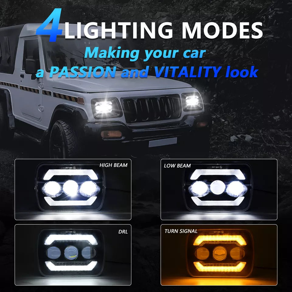 SILVINES LED 7X5 PULGADAS PARA PICKUP 22R