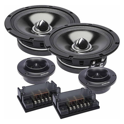 Componente de medios Punta de bala 6.5" POWER BASS C/Tweeter 200W 4XL-65C